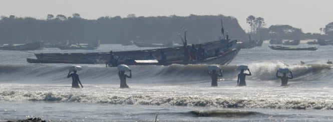 Fishing boats at Tanji