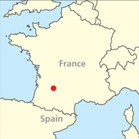 Dordogne map