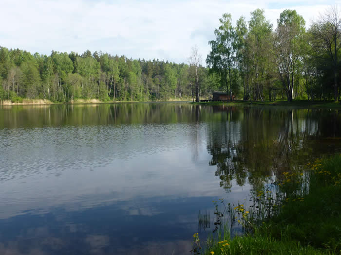 lake at Hotel Valguma Pasaule 