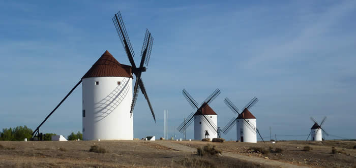Don Quixote's windmills